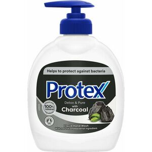 PROTEX Charcoal Folyékony szappan természetes antibakteriális védelemmel 300 ml kép