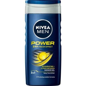 NIVEA MEN Power Fresh Shower Gel 250 ml kép