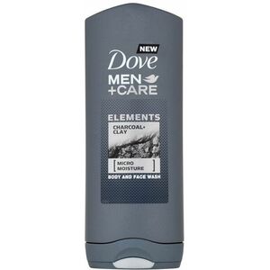 Dove Men+Care Charcoal & Clay Body and Face Wash 400 ml kép