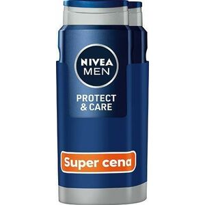 NIVEA MEN Protect & Care Shower Gel 2 × 500 ml kép
