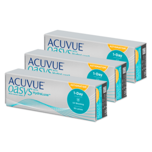 Johnson Johnson Acuvue Oasys 1-Day with HydraLuxe for Astigmatism (90 lencse) kép