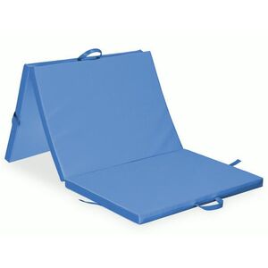 HABYS® összecsukható háromrészes matrac Szín: kék (#23) - Vinyl Flex, Méretek: 195 x 85 x 5 cm kép