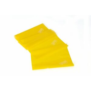 SISSEL® Fitband erősítő fitness gumiszalag edzéshez Szín: sárga, Méret: 15 cm x 2, 5 m kép