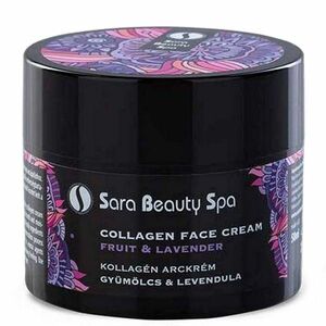 Sara Beauty Spa kollagén arckrém – Gyümölcs & Levendula kép