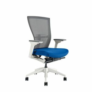 OfficePro Merens White ergonomikus irodai szék Szín: kék, Fejtámla: fejtámla nélküli kép