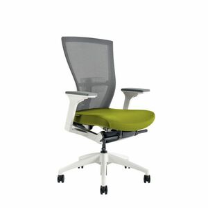 OfficePro Merens White ergonomikus irodai szék Szín: zöld, Fejtámla: fejtámla nélküli kép