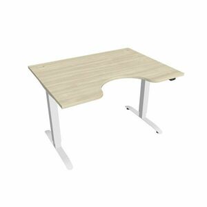 Hobis Motion Ergo elektromosan állítható magasságú íróasztal - 2 szegmensű, standard vezérléssel Szélesség: 120 cm, Szerkezet színe: fehér RAL 9016, … kép