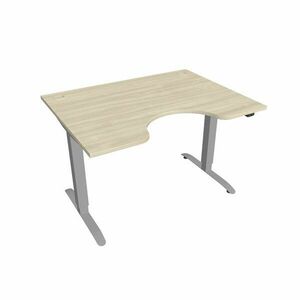 Hobis Motion Ergo elektromosan állítható magasságú íróasztal - 2 szegmensű, standard vezérléssel Szélesség: 120 cm, Szerkezet színe: szürke RAL 9006, … kép