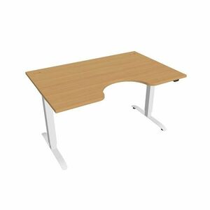 Hobis Motion Ergo elektromosan állítható magasságú íróasztal - 2 szegmensű, standard vezérléssel Szélesség: 140 cm, Szerkezet színe: fehér RAL 9016, … kép