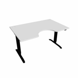 Hobis Motion Ergo elektromosan állítható magasságú íróasztal - 2 szegmensű, standard vezérléssel Szélesség: 140 cm, Szerkezet színe: fekete RAL 9005, … kép