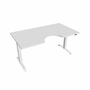 Hobis Motion Ergo elektromosan állítható magasságú íróasztal - 2 szegmensű, standard vezérléssel Szélesség: 160 cm, Szerkezet színe: fehér RAL 9016, … kép