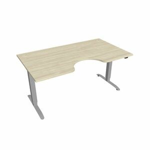 Hobis Motion Ergo elektromosan állítható magasságú íróasztal - 2 szegmensű, standard vezérléssel Szélesség: 160 cm, Szerkezet színe: szürke RAL 9006, … kép