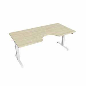 Hobis Motion Ergo elektromosan állítható magasságú íróasztal - 2 szegmensű, standard vezérléssel Szélesség: 180 cm, Szerkezet színe: fehér RAL 9016, … kép
