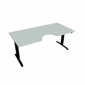 Hobis Motion Ergo elektromosan állítható magasságú íróasztal - 2 szegmensű, standard vezérléssel Szélesség: 180 cm, Szerkezet színe: fekete RAL 9005, … kép