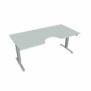 Hobis Motion Ergo elektromosan állítható magasságú íróasztal - 2 szegmensű, standard vezérléssel Szélesség: 180 cm, Szerkezet színe: szürke RAL 9006, … kép