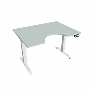 Hobis Motion Ergo elektromosan állítható magasságú íróasztal - 2M szegmensű, memória vezérléssel Szélesség: 120 cm, Szerkezet színe: fehér RAL 9016, … kép
