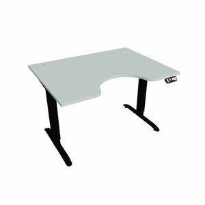 Hobis Motion Ergo elektromosan állítható magasságú íróasztal - 2M szegmensű, memória vezérléssel Szélesség: 120 cm, Szerkezet színe: fekete RAL 9005, … kép