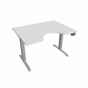 Hobis Motion Ergo elektromosan állítható magasságú íróasztal - 2M szegmensű, memória vezérléssel Szélesség: 120 cm, Szerkezet színe: szürke RAL 9006, … kép