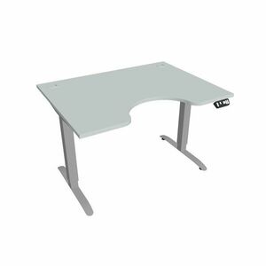Hobis Motion Ergo elektromosan állítható magasságú íróasztal - 2M szegmensű, memória vezérléssel Szélesség: 120 cm, Szerkezet színe: szürke RAL 9006, … kép
