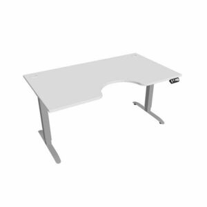 Hobis Motion Ergo elektromosan állítható magasságú íróasztal - 2M szegmensű, memória vezérléssel Szélesség: 160 cm, Szerkezet színe: szürke RAL 9006, … kép