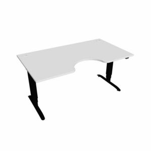 Hobis Motion Ergo elektromosan állítható magasságú íróasztal - 3 szegmensű, standard vezérléssel Szélesség: 160 cm, Szerkezet színe: fekete RAL 9005, … kép