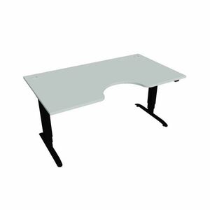 Hobis Motion Ergo elektromosan állítható magasságú íróasztal - 3 szegmensű, standard vezérléssel Szélesség: 160 cm, Szerkezet színe: fekete RAL 9005, … kép