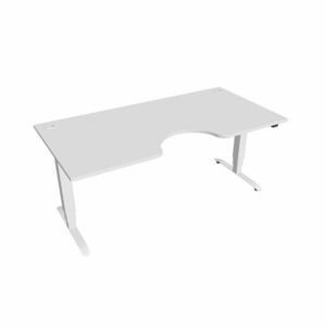 Hobis Motion Ergo elektromosan állítható magasságú íróasztal - 3 szegmensű, standard vezérléssel Szélesség: 180 cm, Szerkezet színe: fehér RAL 9016, … kép