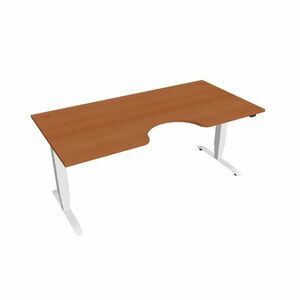 Hobis Motion Ergo elektromosan állítható magasságú íróasztal - 3 szegmensű, standard vezérléssel Szélesség: 180 cm, Szerkezet színe: fehér RAL 9016, … kép