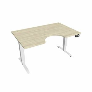 Hobis Motion Ergo elektromosan állítható magasságú íróasztal - 3M szegmensű, memória vezérléssel Szélesség: 140 cm, Szerkezet színe: fehér RAL 9016, … kép
