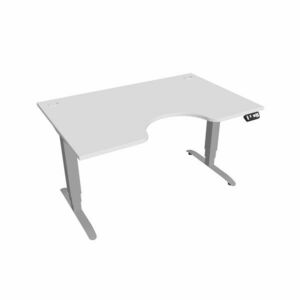 Hobis Motion Ergo elektromosan állítható magasságú íróasztal - 3M szegmensű, memória vezérléssel Szélesség: 140 cm, Szerkezet színe: szürke RAL 9006, … kép