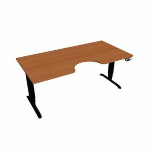 Hobis Motion Ergo elektromosan állítható magasságú íróasztal - 3M szegmensű, memória vezérléssel Szélesség: 180 cm, Szerkezet színe: fekete RAL 9005, … kép