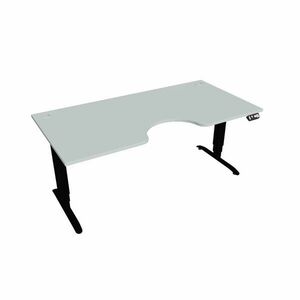 Hobis Motion Ergo elektromosan állítható magasságú íróasztal - 3M szegmensű, memória vezérléssel Szélesség: 180 cm, Szerkezet színe: fekete RAL 9005, … kép