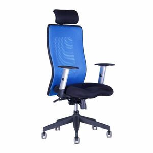 OfficePro Calypso Grand ergonomikus irodai szék Szín: kék, Fejtámla: fejtámlával együtt kép