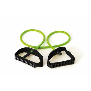 SISSEL® Fit-Tube erősítő gumikötél szilikon fogantyúval Szín: zöld (erős ellenállás) kép