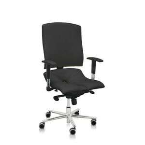 Asana Steel Standard ergonomikus irodai szék Kárpit színe: ECO-bőr Antracit 525, Kartámla: kartámla nélküli kép
