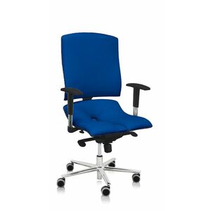 Asana Steel Standard ergonomikus irodai szék Kárpit színe: ECO-bőr Kék 567, Kartámla: kartámla nélküli kép