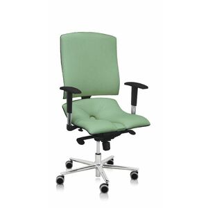 Asana Steel Standard ergonomikus irodai szék Kárpit színe: ECO-bőr Zöld 569, Kartámla: kartámla nélküli kép