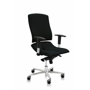 Asana Steel Standard ergonomikus irodai szék Kárpit színe: Atlantic Fekete 60999, Kartámla: kartámlával együtt kép