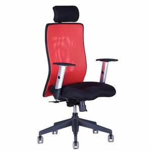 OfficePro Calypso XL ergonomikus irodai szék Szín: piros, Fejtámla: fejtámlával együtt kép