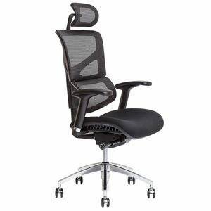 OfficePro Merope ergonomikus irodai szék Szín: fekete, Fejtámla: fejtámlával együtt kép