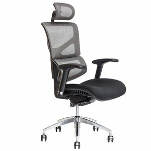 OfficePro Merope ergonomikus irodai szék Szín: antracit, Fejtámla: fejtámlával együtt kép