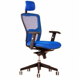 OfficePro Dike ergonomikus irodai szék Szín: kék, Fejtámla: fejtámlával együtt kép
