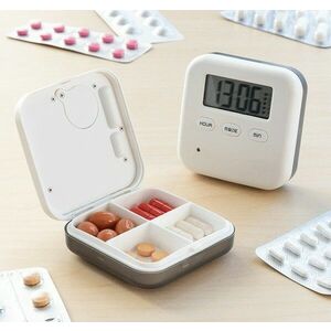 Elektromos okos gyógyszeres doboz (innovagoods) kép