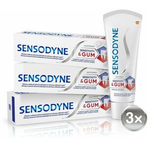 SENSODYNE Sensitive & Gum Whitening 3 × 75 ml kép