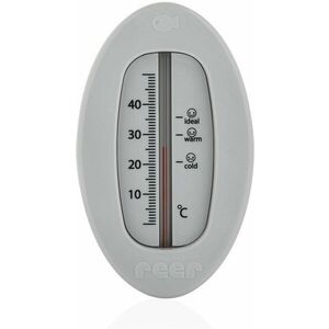 REER Hőmérő fördőkádba, ovális, szürke kép