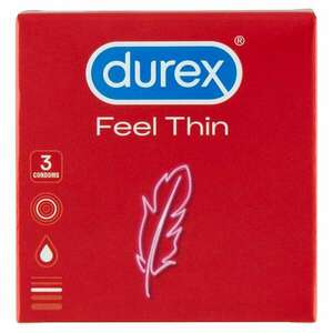 Durex Feel Thin Óvszer 3db kép