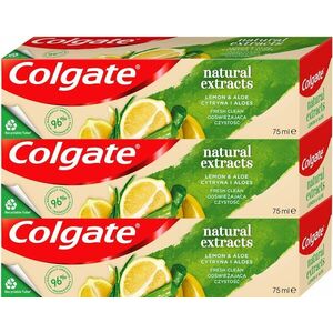 COLGATE Naturals Lemon & Aloe 3x 75 ml kép