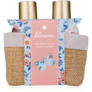 ACCENTRA Blossom fürdőszett juta kosárban kép