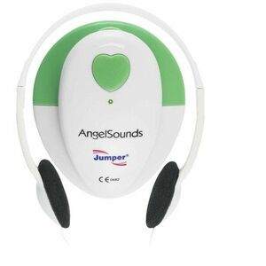 AngelSounds JPD 100S Prenatális szívhang hallgató, fehér/zöld kép