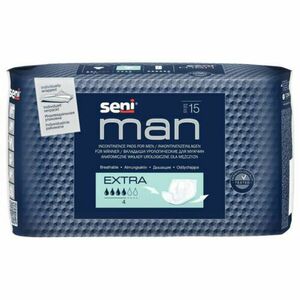 Inkontinencia betét férfiaknak, 400ml, 15db, Seni Man Extra kép